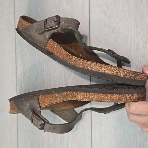 Birkenstock Women Gizeh T Strap Leather Sandals Shoes Sz 40/9 - Picture 10 of 13